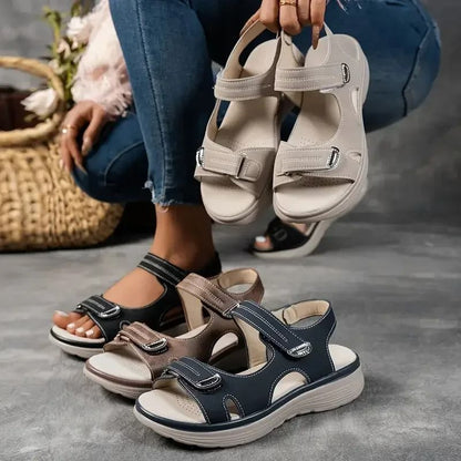 Womens Summer Platform Sandals  Comfortable Thick Sole Outdoor NonSlip Beach Shoes 1