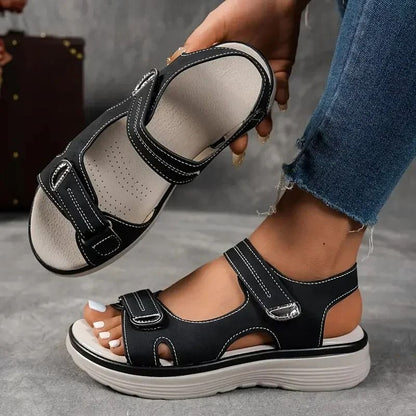 Womens Summer Platform Sandals  Comfortable Thick Sole Outdoor NonSlip Beach Shoes 7