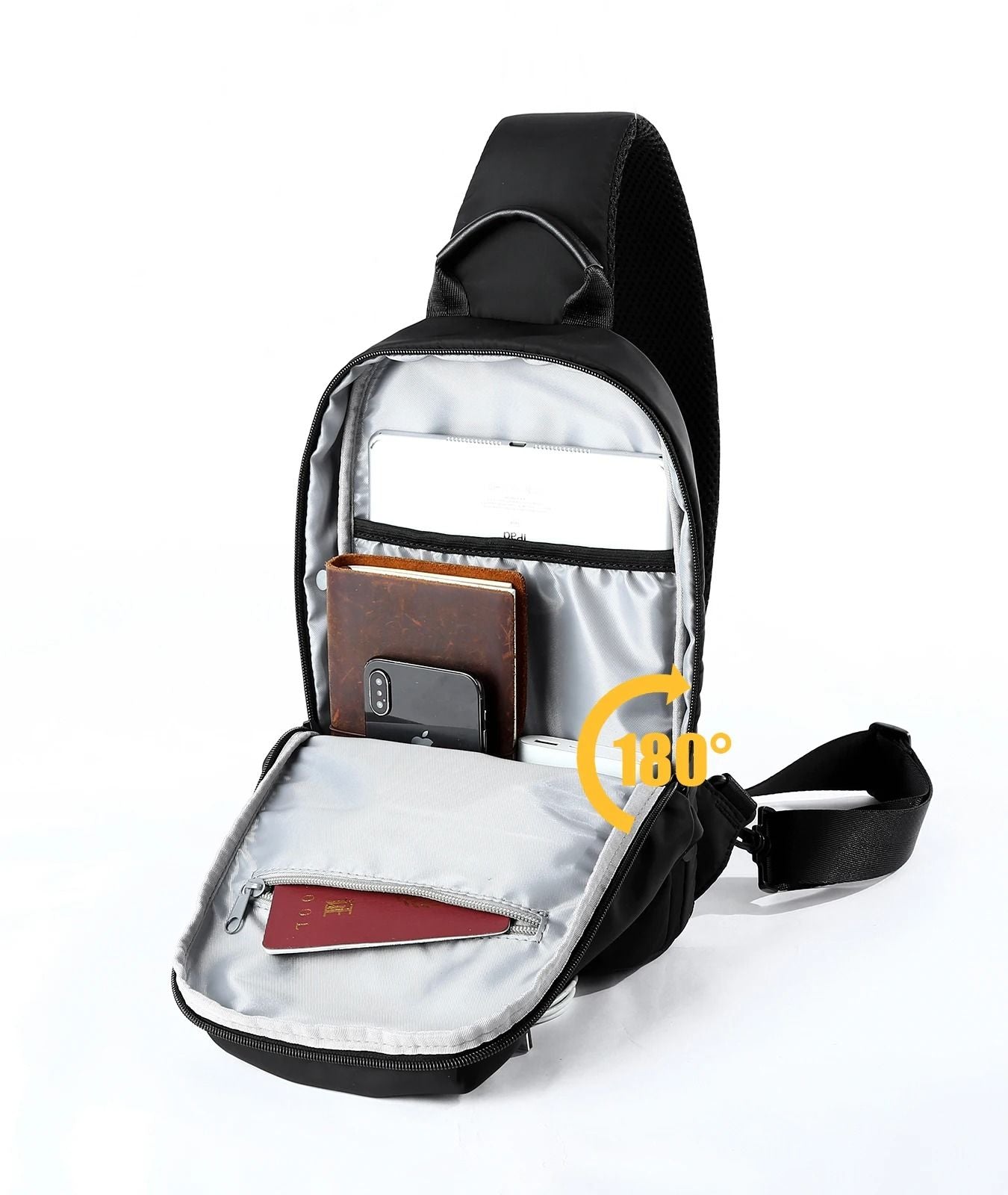 Waterproof Nylon Crossbody Sling Bag 2