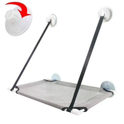 Cat Hammock Window Bed With DoubleDecker Tunnel  Hanging Sunny Seat With Strong Suction Cups 8
