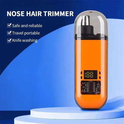 2in1 Electric Portable Ear And Nose Hair Trimmer Clipper For Men  Professional Painless And TravelF 3