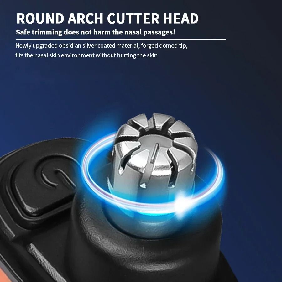 2in1 Electric Portable Ear And Nose Hair Trimmer Clipper For Men  Professional Painless And TravelF 4