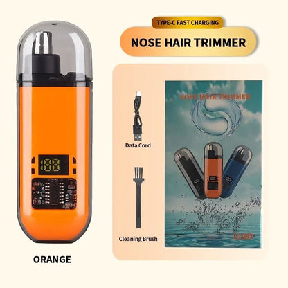2in1 Electric Portable Ear And Nose Hair Trimmer Clipper For Men  Professional Painless And TravelF 8