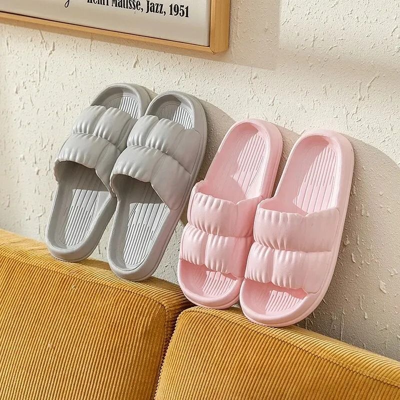 Soft Bottom NonSlip Slippers For Men And Women  Summer Indoor And Bathroom Sandals 4