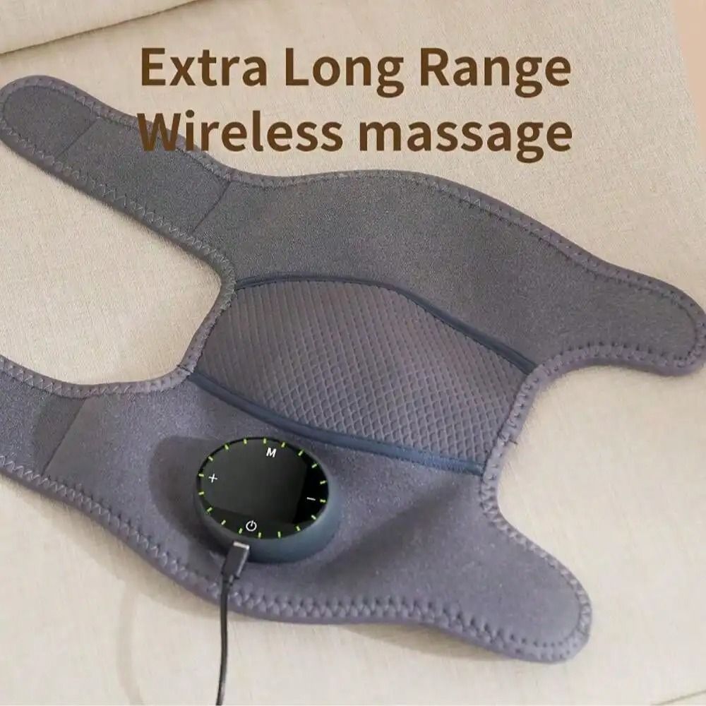 Rechargeable Heated Knee Massager With Adjustable Heating And Vibration Therapy 5