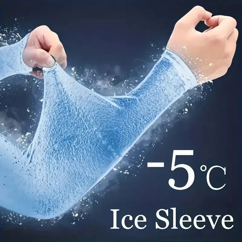 Cooling Arm Covers Ice Silk Sleeves for Summer Sun Protection Outdoor Sports