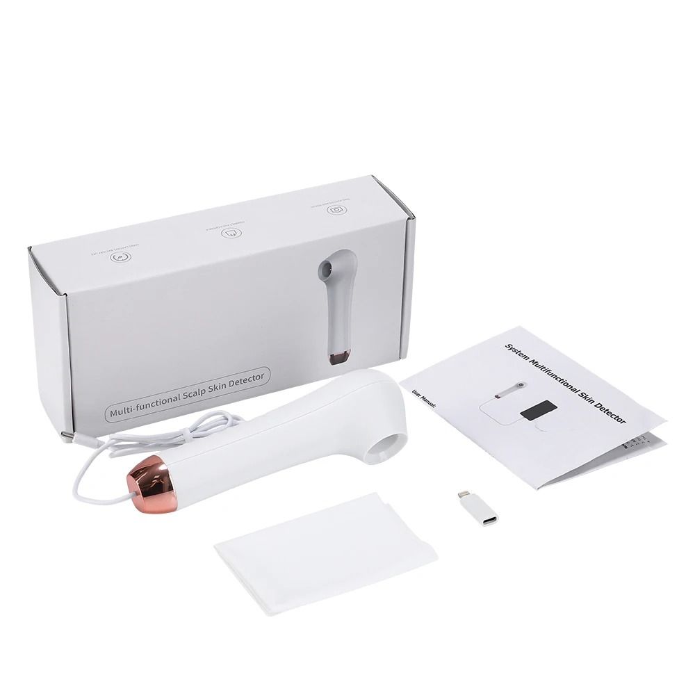 Multifunctional Scalp And Skin Hair Follicle Detector With HD Visual Analyzer And PhoneTablet Conne 7