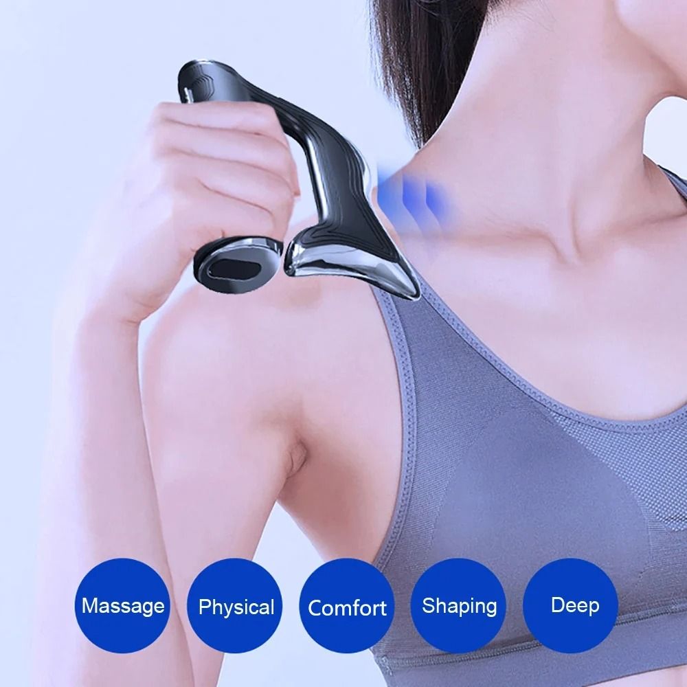 Electric Fascia Knife Vibration Massager For Deep Muscle Relaxation And Body Lifting 2