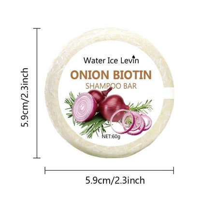 Onion And Biotin Shampoo Soap Bar For Hair Growth And Nourishment  60g 2