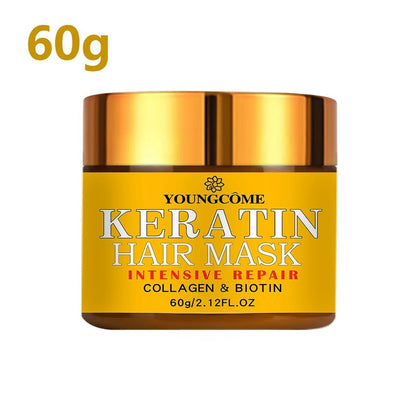 Biotin Collagen Keratin Hair Mask  Deep Repair Conditioner For Dry And Damaged Hair 6