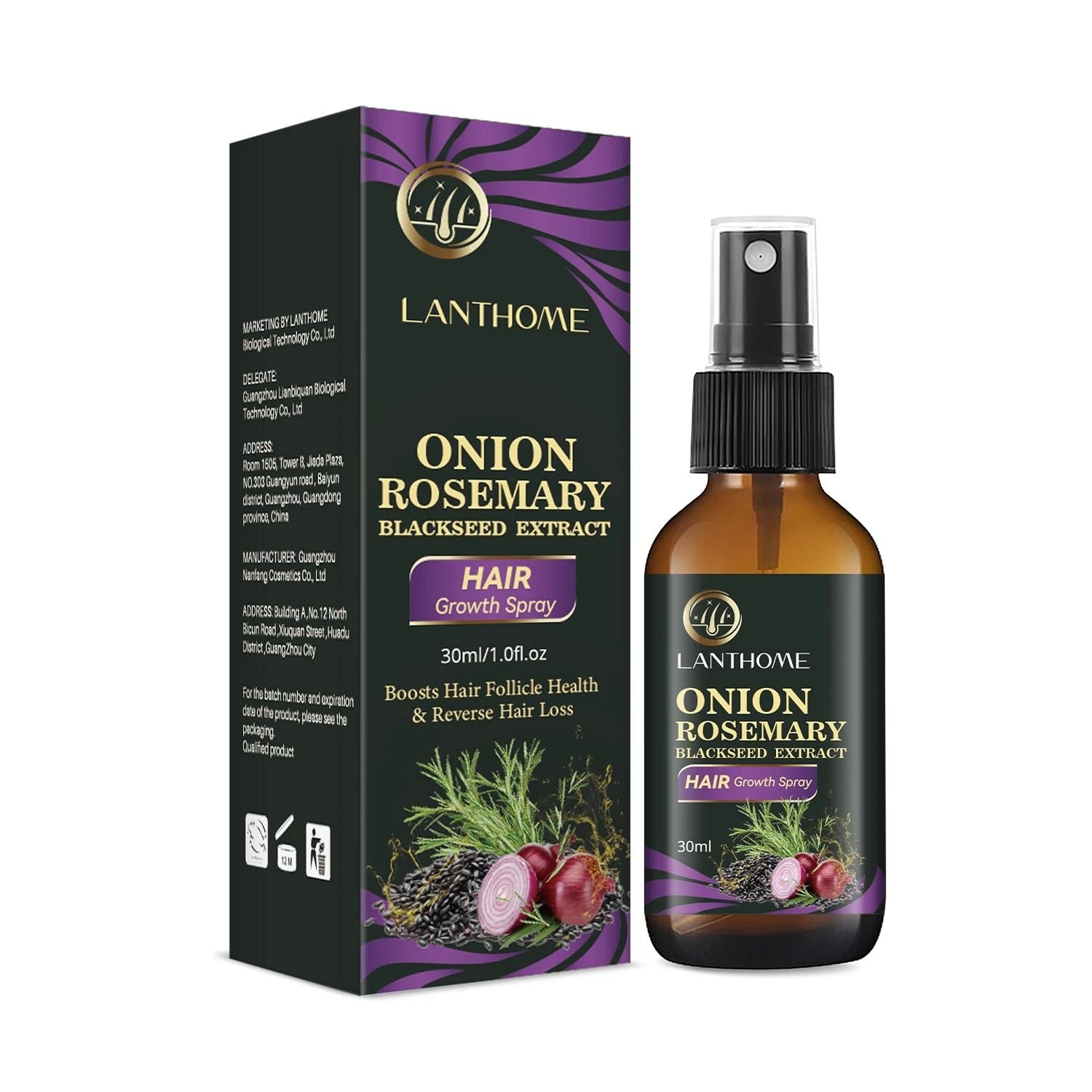 Rosemary Onion Hair Growth Shampoo With AntiHair Loss Spray  Fast Hair Regrowth In 7 Days 7