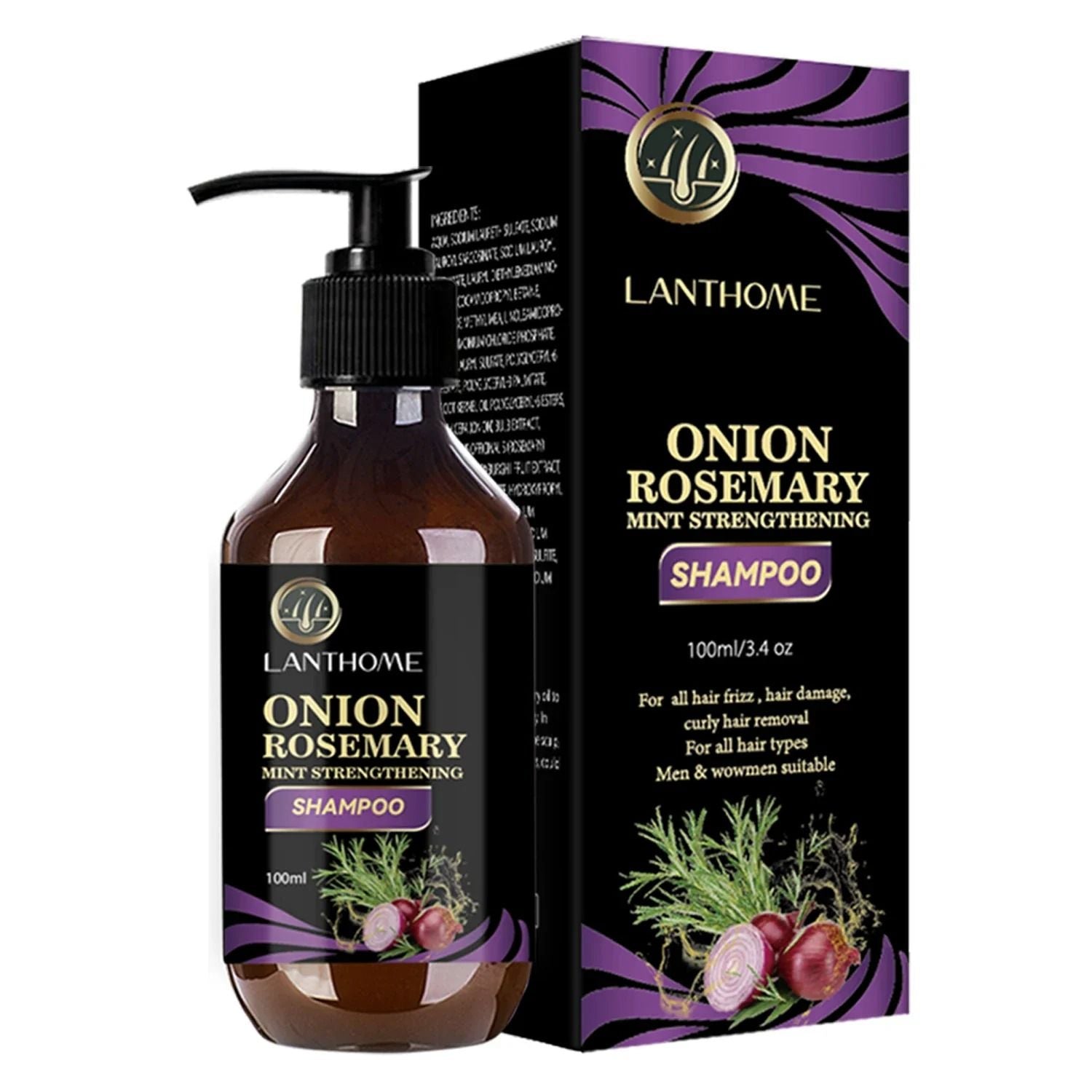 Rosemary Onion Hair Growth Shampoo With AntiHair Loss Spray  Fast Hair Regrowth In 7 Days 9
