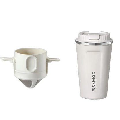 304 Stainless Steel Portable Coffee Filter Dripper  Reusable Mug Coffee And Tea Holder 11