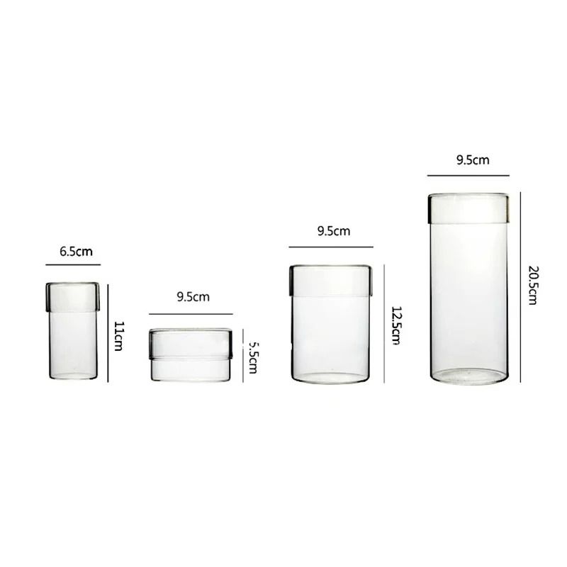 Glass Terrarium Moss Bottle With Lid 1