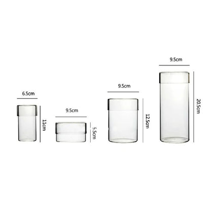 Glass Terrarium Moss Bottle With Lid 1