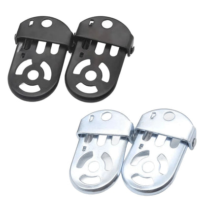 Folding Non Slip Bike Pedal Foot Peg Pair 1