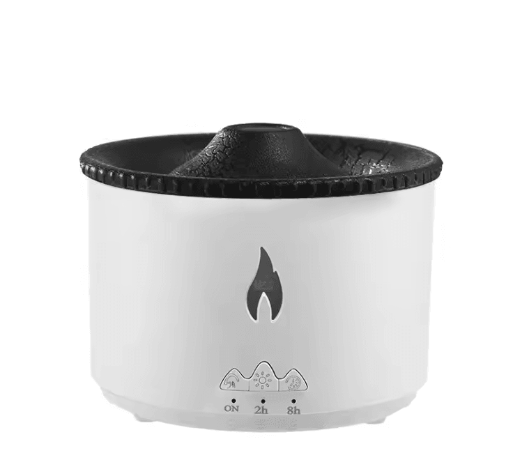 Volcano Flame Aroma Diffuser Essential Oil Humidifier With Fire Light Effect 3