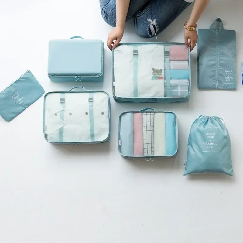 7Piece Travel Packing Organizer Set 1