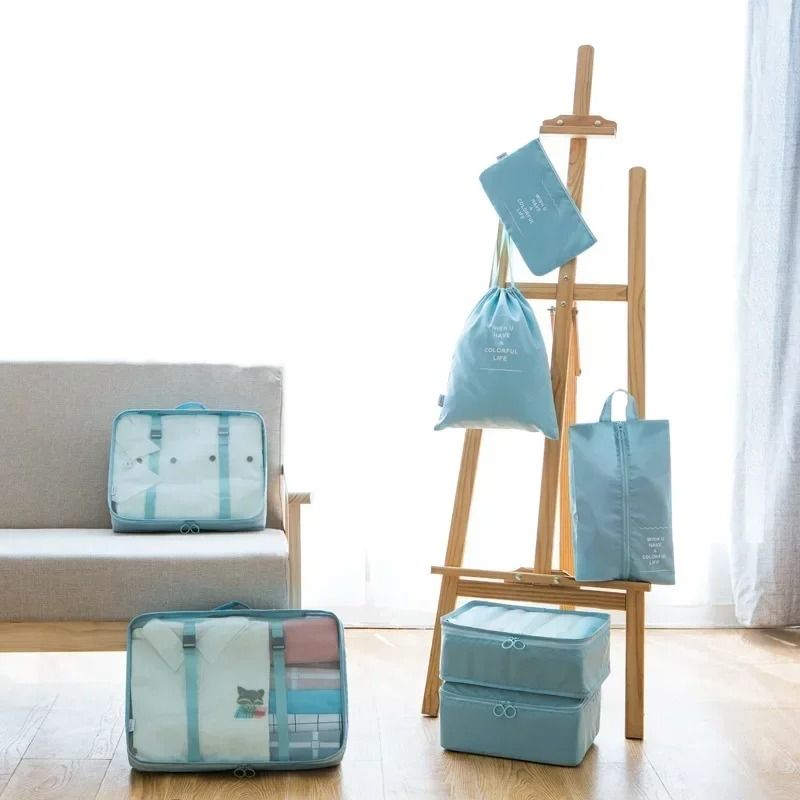 7-Piece Travel Packing Organizer Set