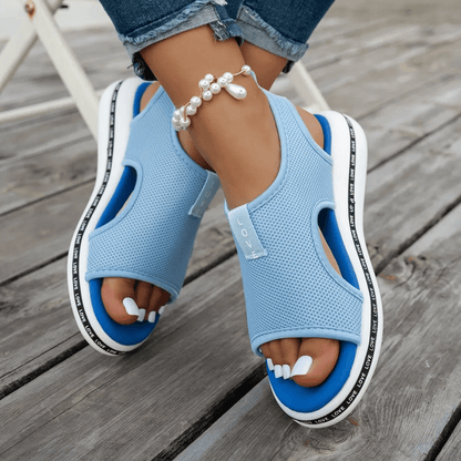 Breathable Mesh Women Sandals Open Toe Platform Summer Shoes 1