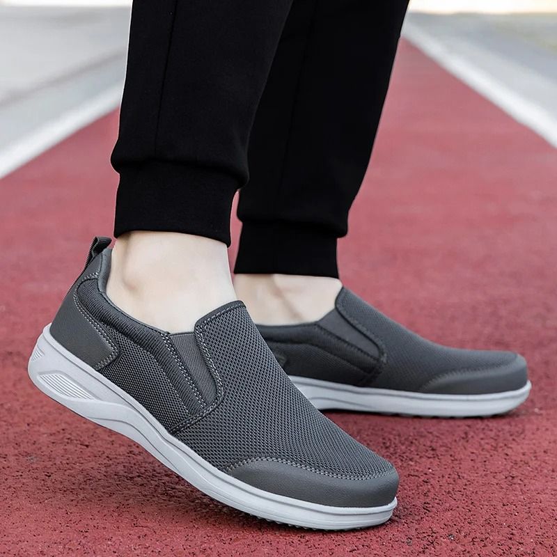 Lightweight Mesh Casual Men Shoes Breathable Loafers Walking Sneakers
