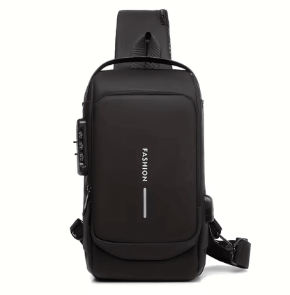Mens Anti Theft Chest Bag Durable Oxford Crossbody Backpack 4