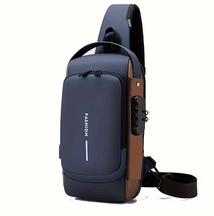 Mens Anti Theft Chest Bag Durable Oxford Crossbody Backpack 5