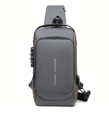 Mens Anti Theft Chest Bag Durable Oxford Crossbody Backpack 6