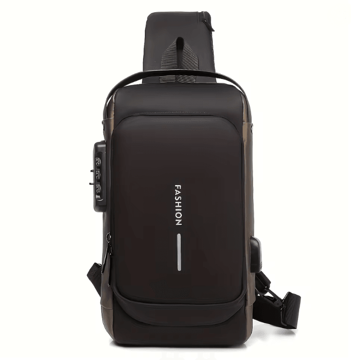 Mens Anti Theft Chest Bag Durable Oxford Crossbody Backpack 7