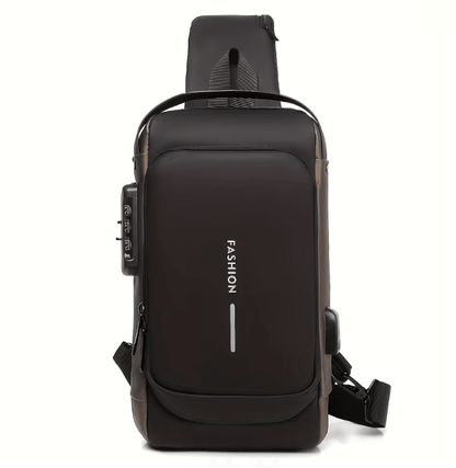 Mens Anti Theft Chest Bag Durable Oxford Crossbody Backpack 7
