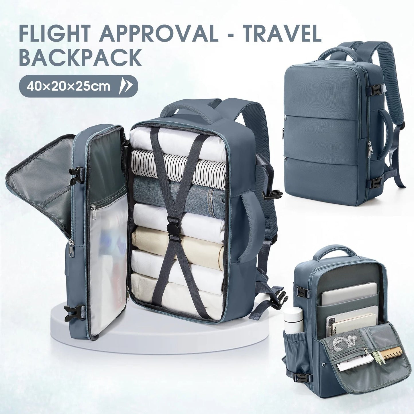 Waterproof Travel Laptop Backpack 9