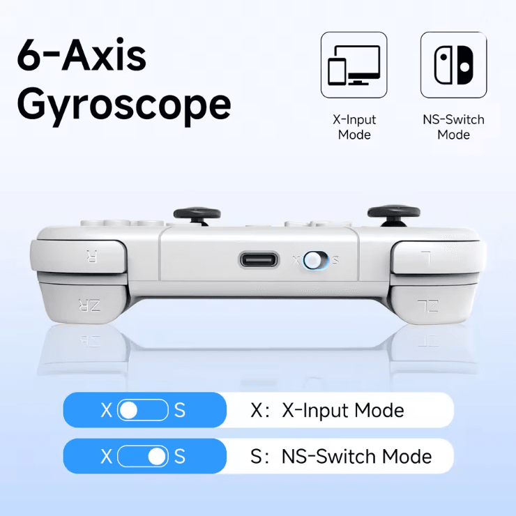 AceGamer Wireless Pocket Controller Bluetooth Gamepad With Gyroscope 2