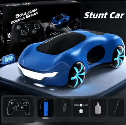 Remote Control Car With Dual Spray Lights And Sound Four Wheel Drive Toy 4