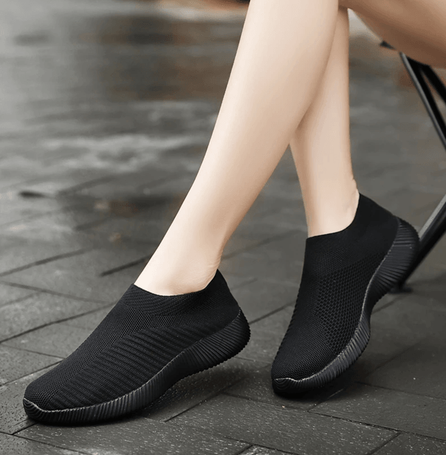 Lightweight Womens Slip On Sneakers Comfortable Walking Shoes 1