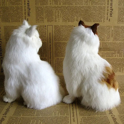 Realistic Plush Cat Toy For Kids And Home Decoration 1