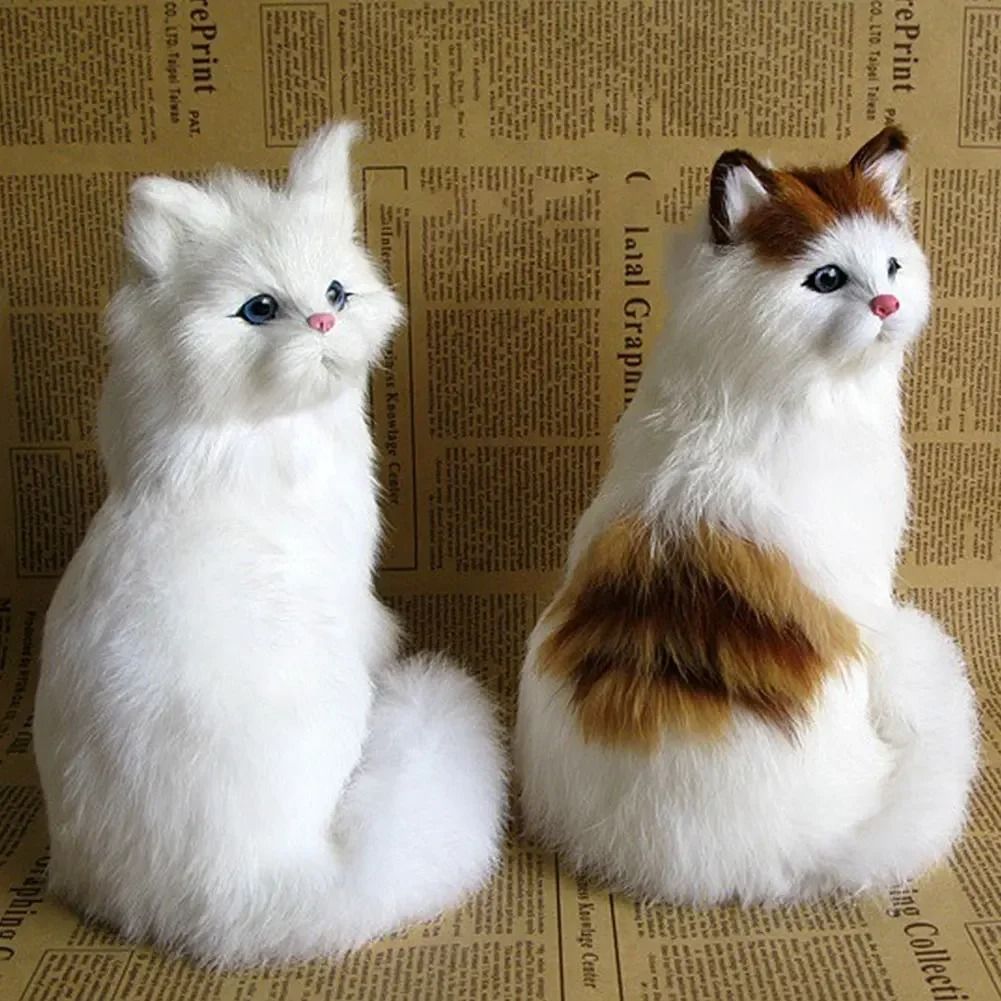 Realistic Plush Cat Toy For Kids And Home Decoration 2