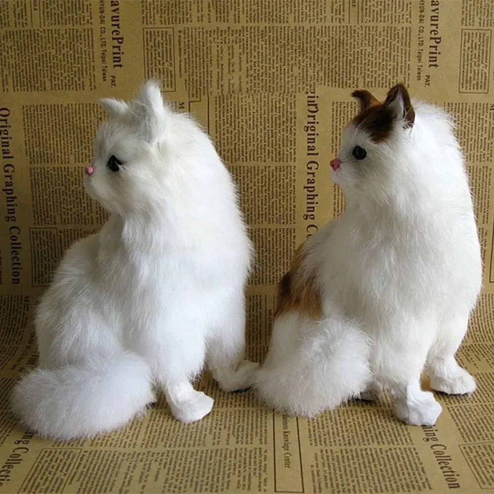 Realistic Plush Cat Toy For Kids And Home Decoration 4