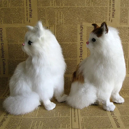 Realistic Plush Cat Toy For Kids And Home Decoration 4