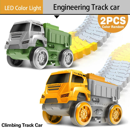 Children Electric Dinosaur Track Car Toy Set 5