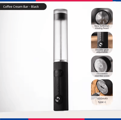 Electric Milk Frother Handheld Coffee Whisk Mixer And Egg Beater 4