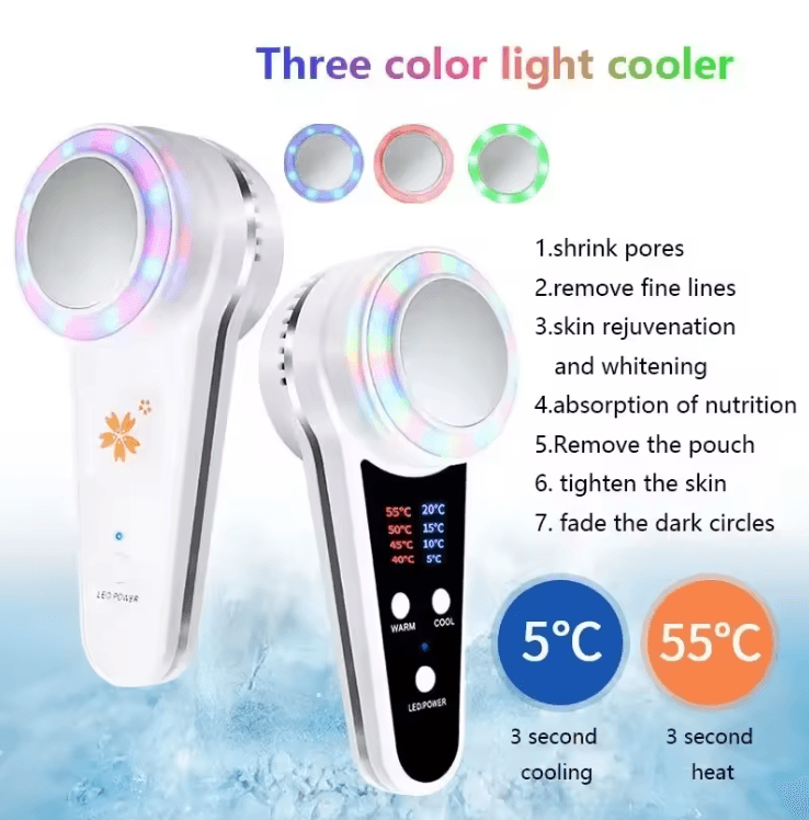 Cryotherapy Facial Massager Hot And Cold Skin Rejuvenation Device 1
