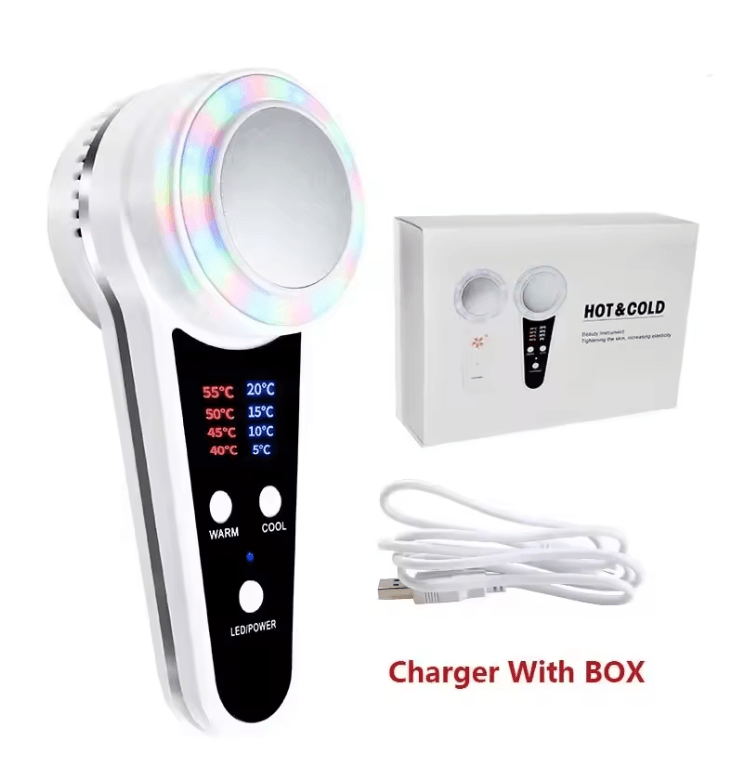Cryotherapy Facial Massager Hot And Cold Skin Rejuvenation Device 4