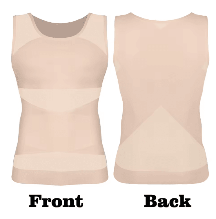 Mens Compression Shirt Slimming Undershirt Tummy Control Tank Top Shapewear 3