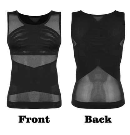 Mens Compression Shirt Slimming Undershirt Tummy Control Tank Top Shapewear 4