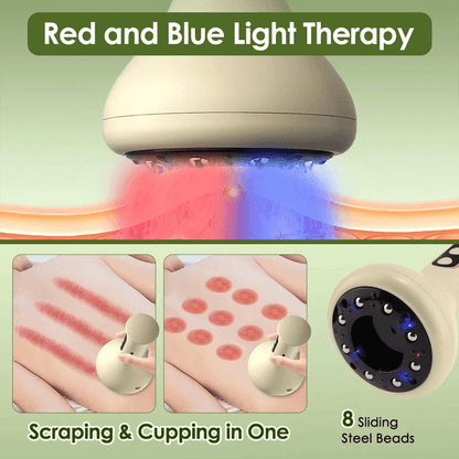 Smart Cupping Massage Machine With Red Light Therapy And Vacuum Suction 3