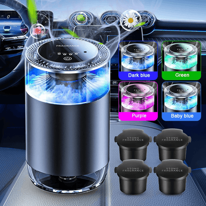 Smart Car Air Freshener Rechargeable Mist Diffuser With Adjustable Levels 2