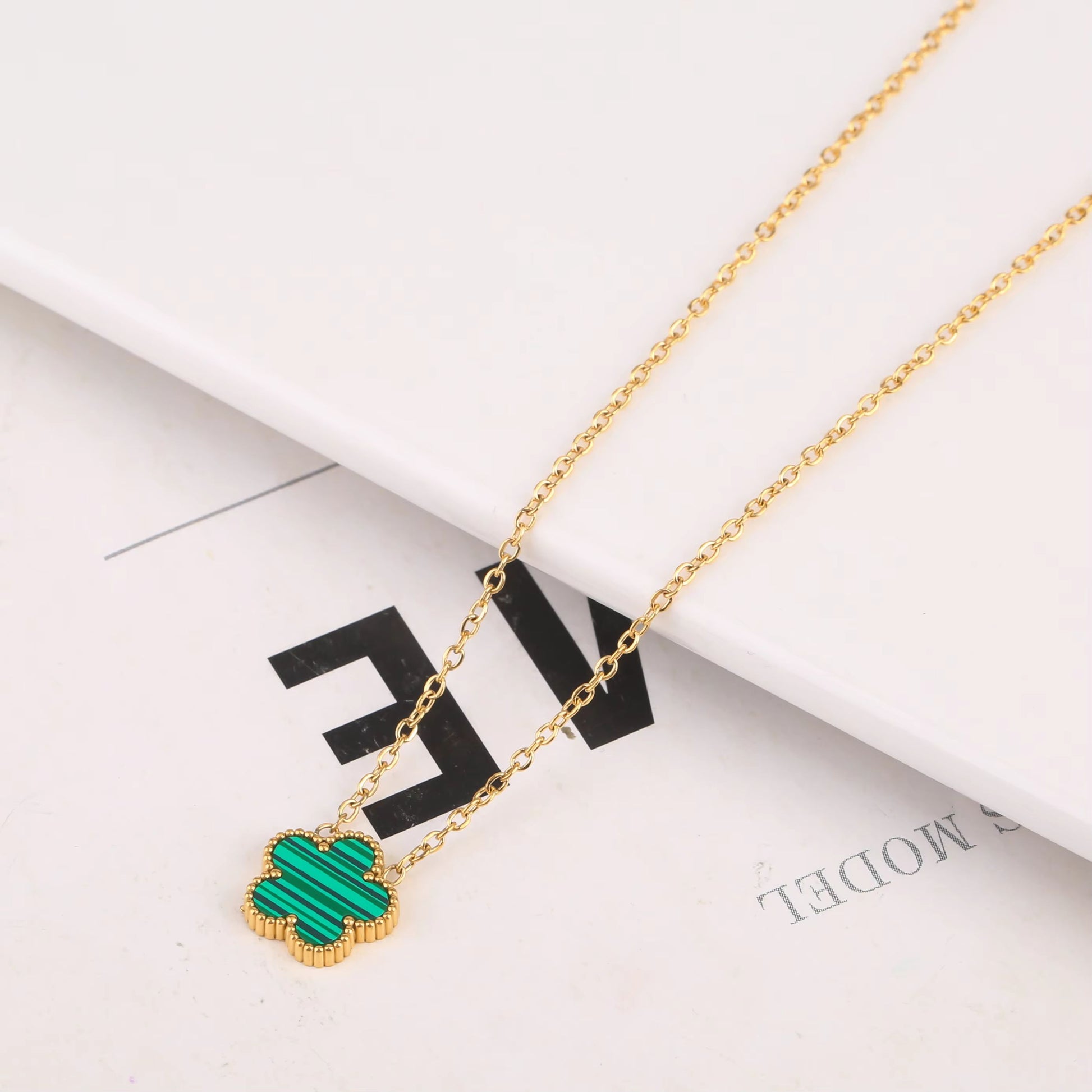 Luxury Gold Plated Clover Bracelet  Adjustable Stainless Steel 316L Flower Jewelry For Women 18