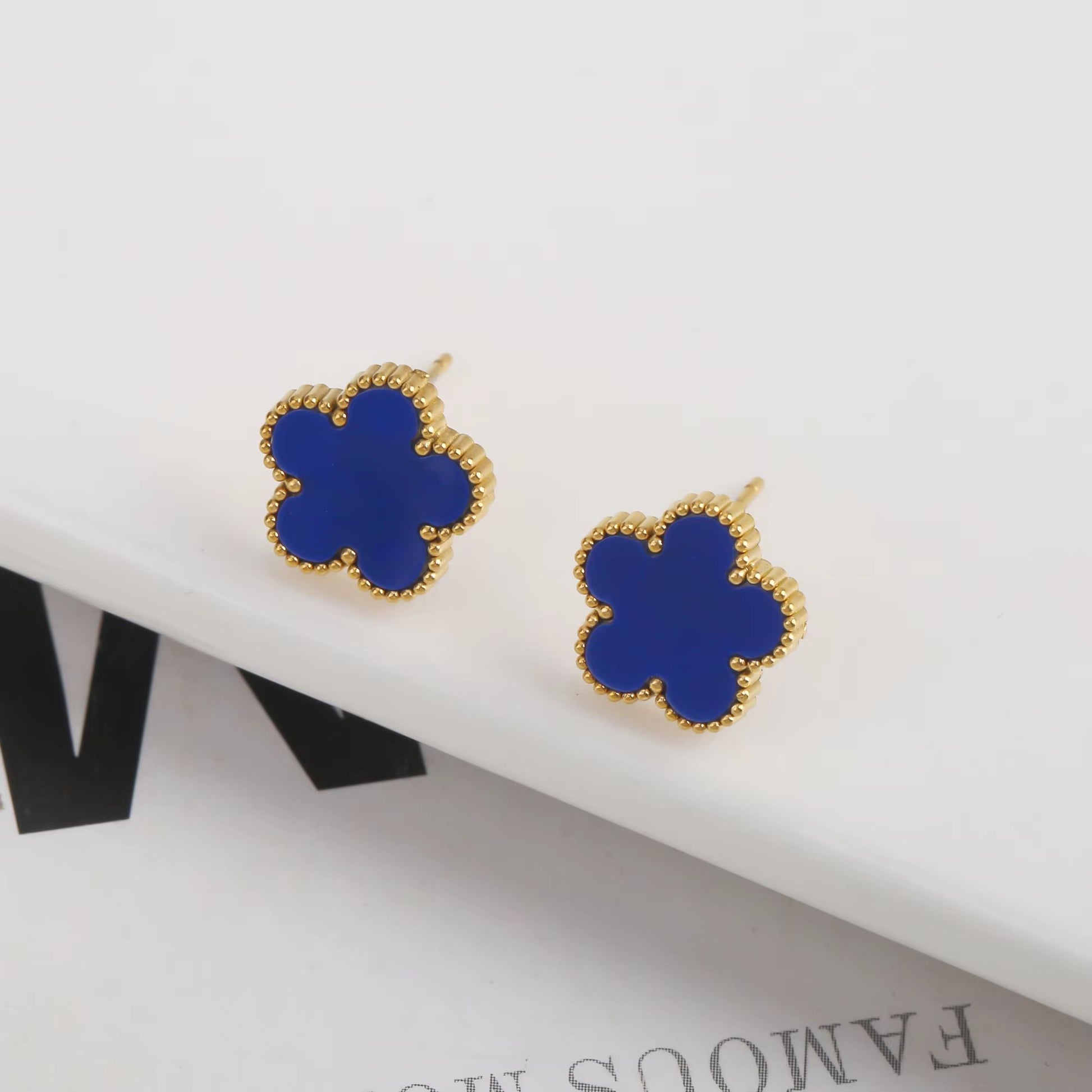 Luxury Gold Plated Clover Bracelet  Adjustable Stainless Steel 316L Flower Jewelry For Women 24