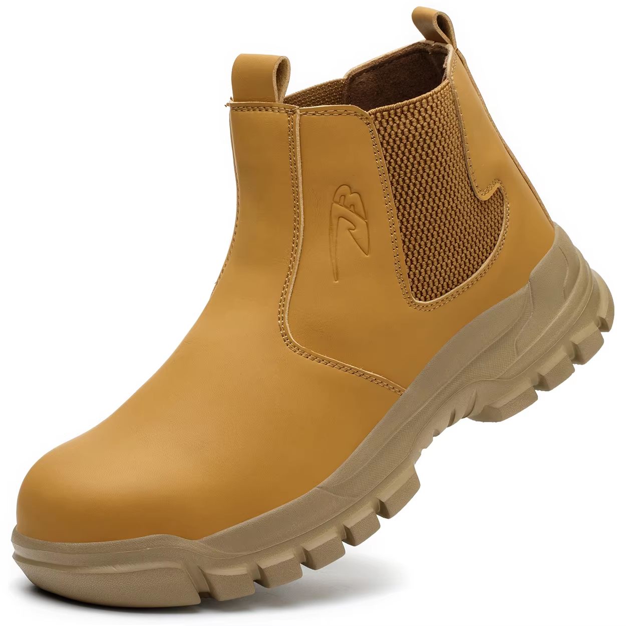 TitanGuard Waterproof SteelToe Work Boots  Mens Indestructible Leather Safety Footwear 7