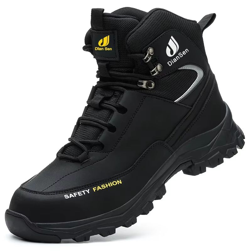 TitanGuard Waterproof SteelToe Work Boots  Mens Indestructible Leather Safety Footwear 10
